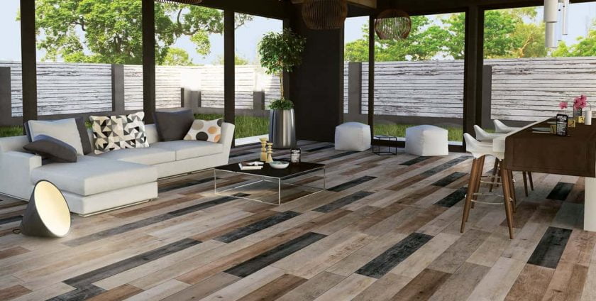 The Latest Flooring Idea Staggered Tile Transitions